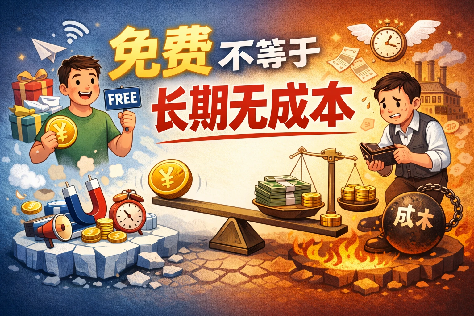 免费不等于长期无成本