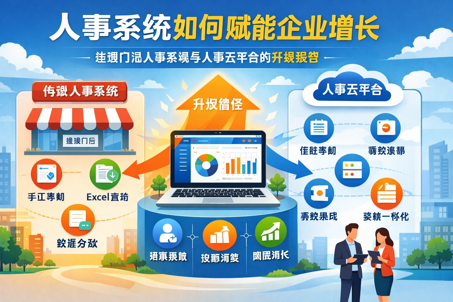 人事系统如何赋能企业增长：连锁门店人事系统与人事云平台的升级路径