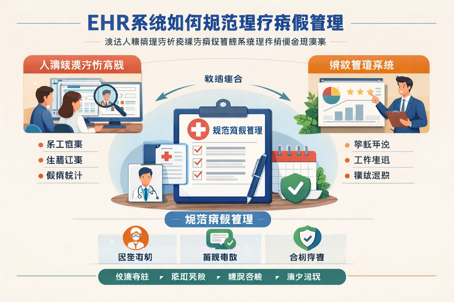 ehr系统如何规范理疗病假管理:结合人事数据分析系统与绩效管理系统提升请假合规效率