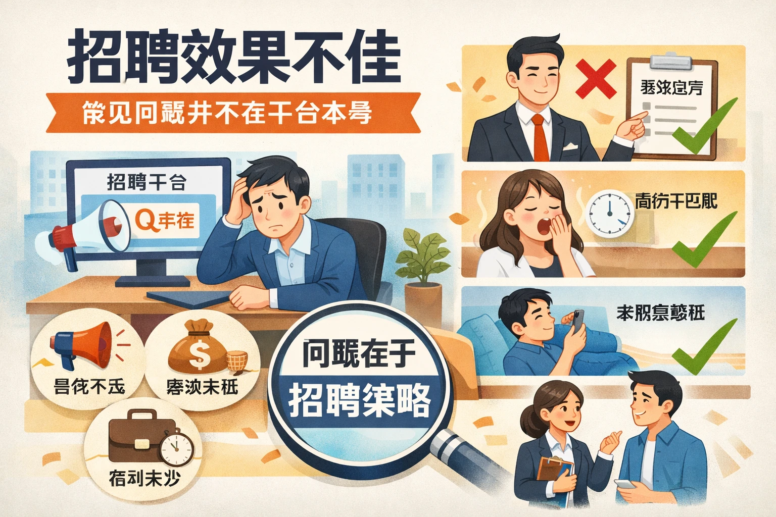 招聘效果不佳,常见问题并不在平台本身