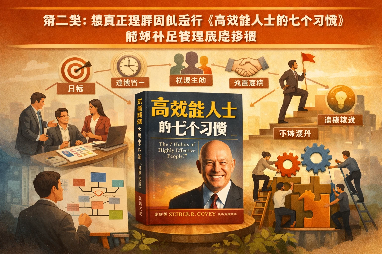 第二类：想真正理解团队运行，《高效能人士的七个习惯》能够补足管理底层逻辑