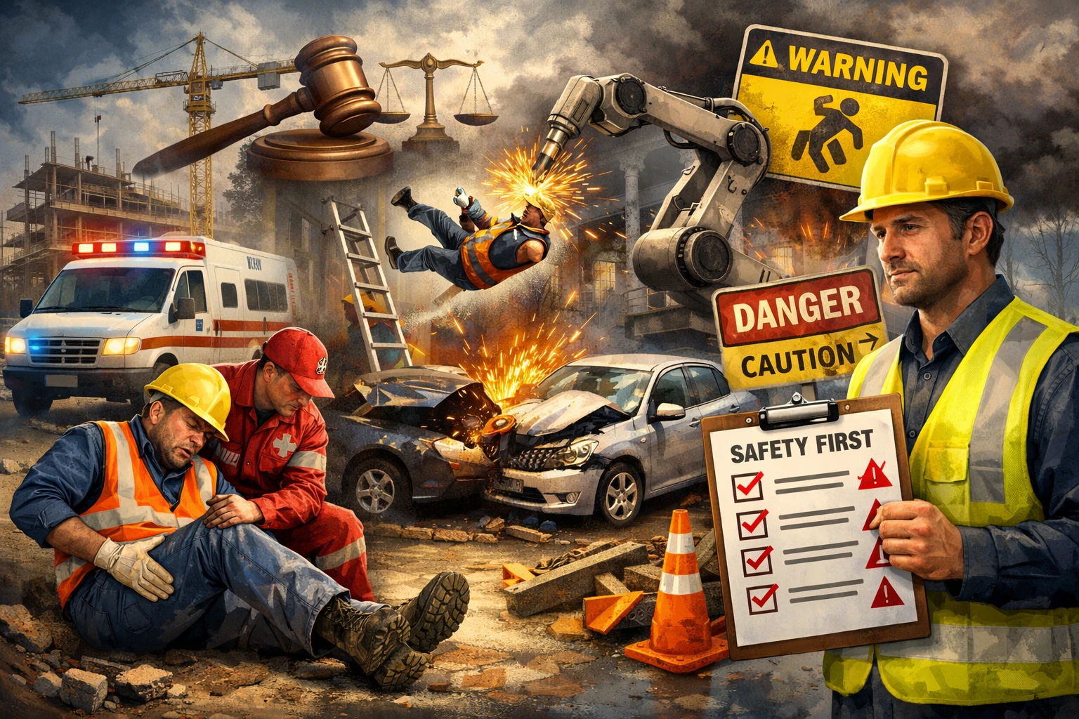 工伤、意外和安全责任是最现实的风险点