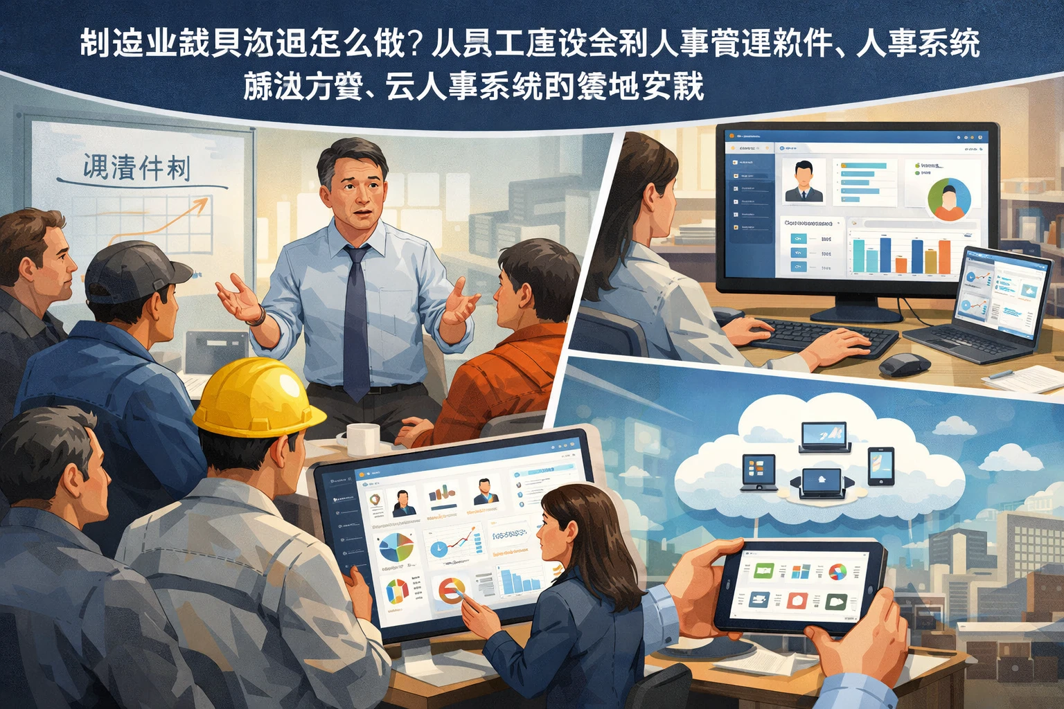 制造业裁员沟通怎么做?从员工座谈会到人事管理软件、人事系统解决方案、云人事系统的落地实践