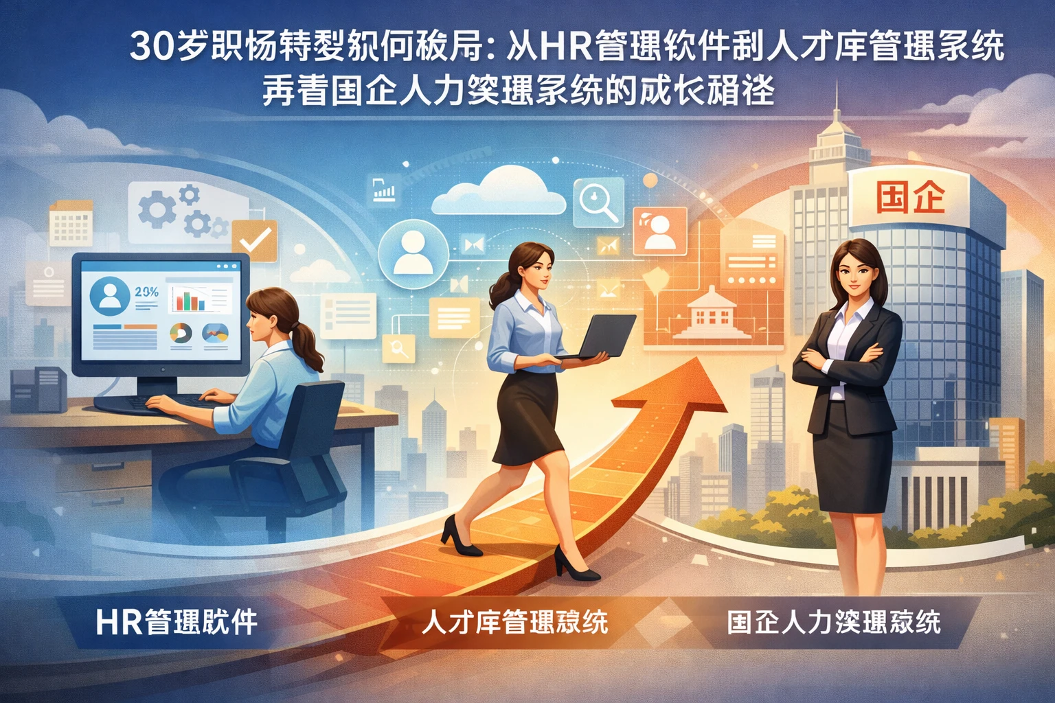 30岁职场转型如何破局：从HR管理软件到人才库管理系统，再看国企人力资源系统的成长路径