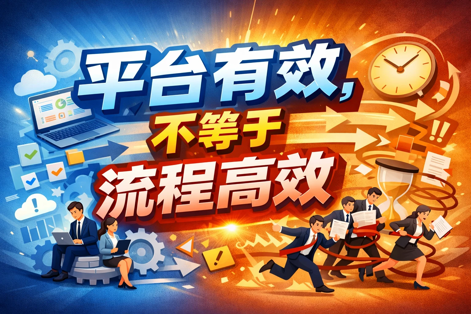 平台有效，不等于流程高效