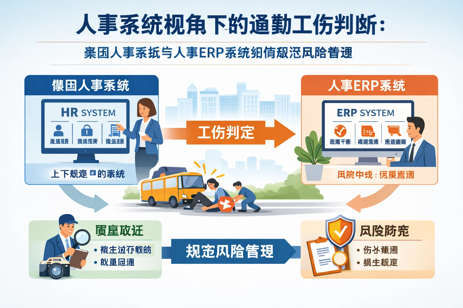 人事系统视角下的通勤工伤判断：集团人事系统与人事ERP系统如何规范风险管理