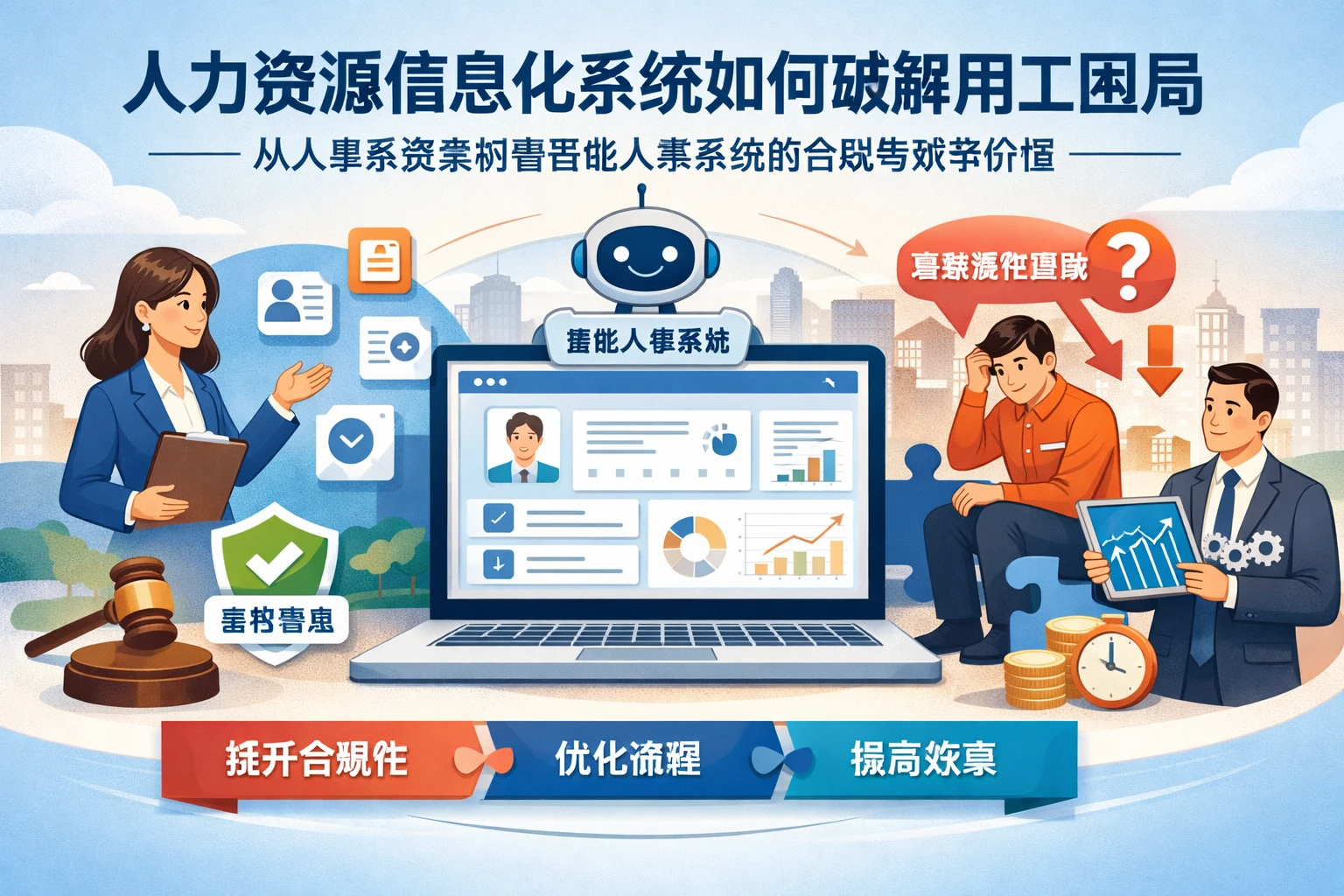 人力资源信息化系统如何破解用工困局：从人事系统案例看智能人事系统的合规与效率价值
