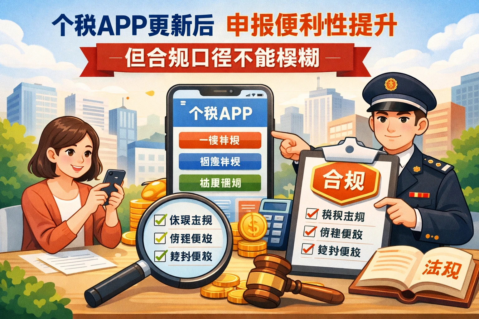 个税APP更新后,申报便利性提升,但合规口径不能模糊