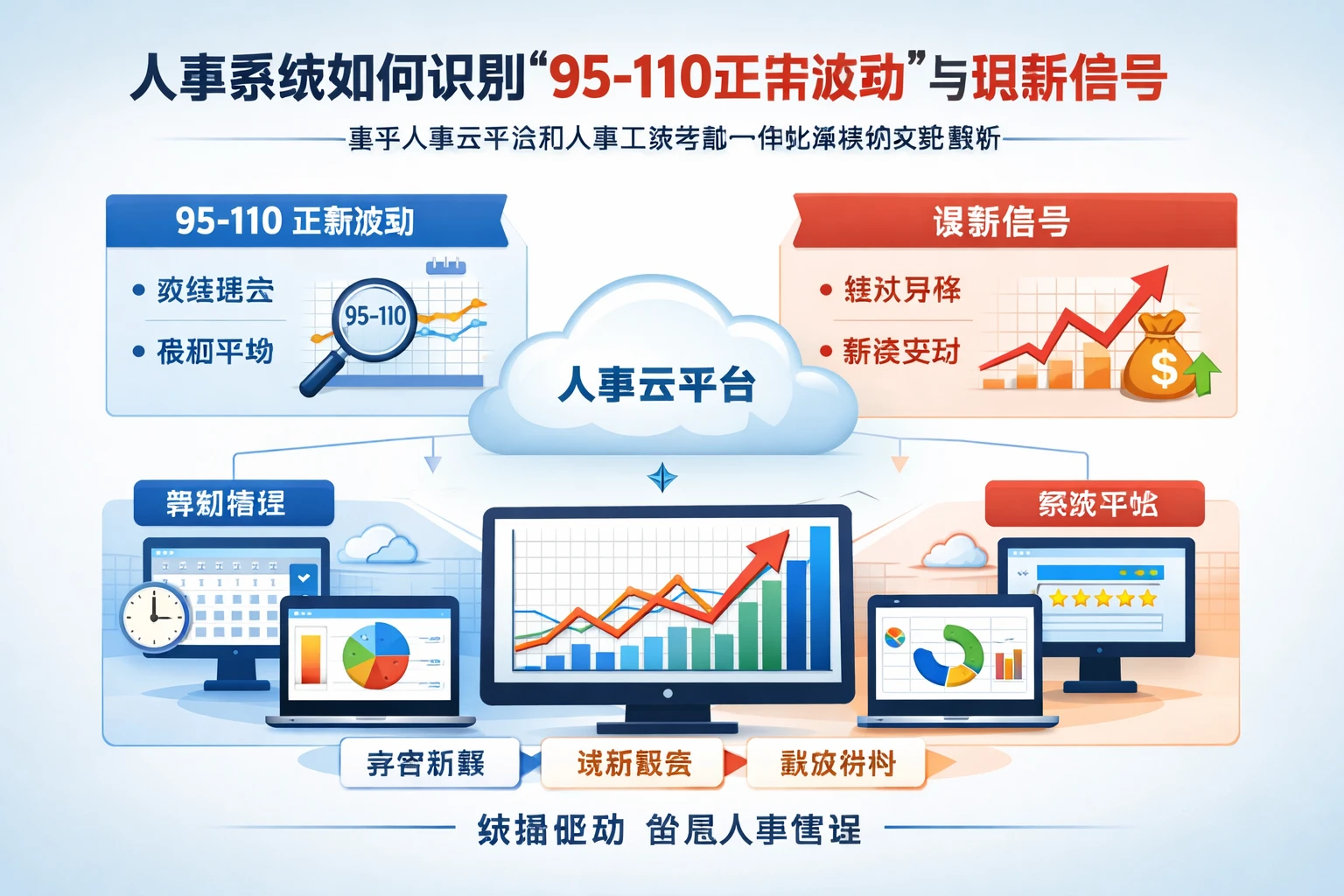 人事系统如何识别“95-110正常波动”与调薪信号——基于人事云平台和人事工资考勤一体化系统的实务解析