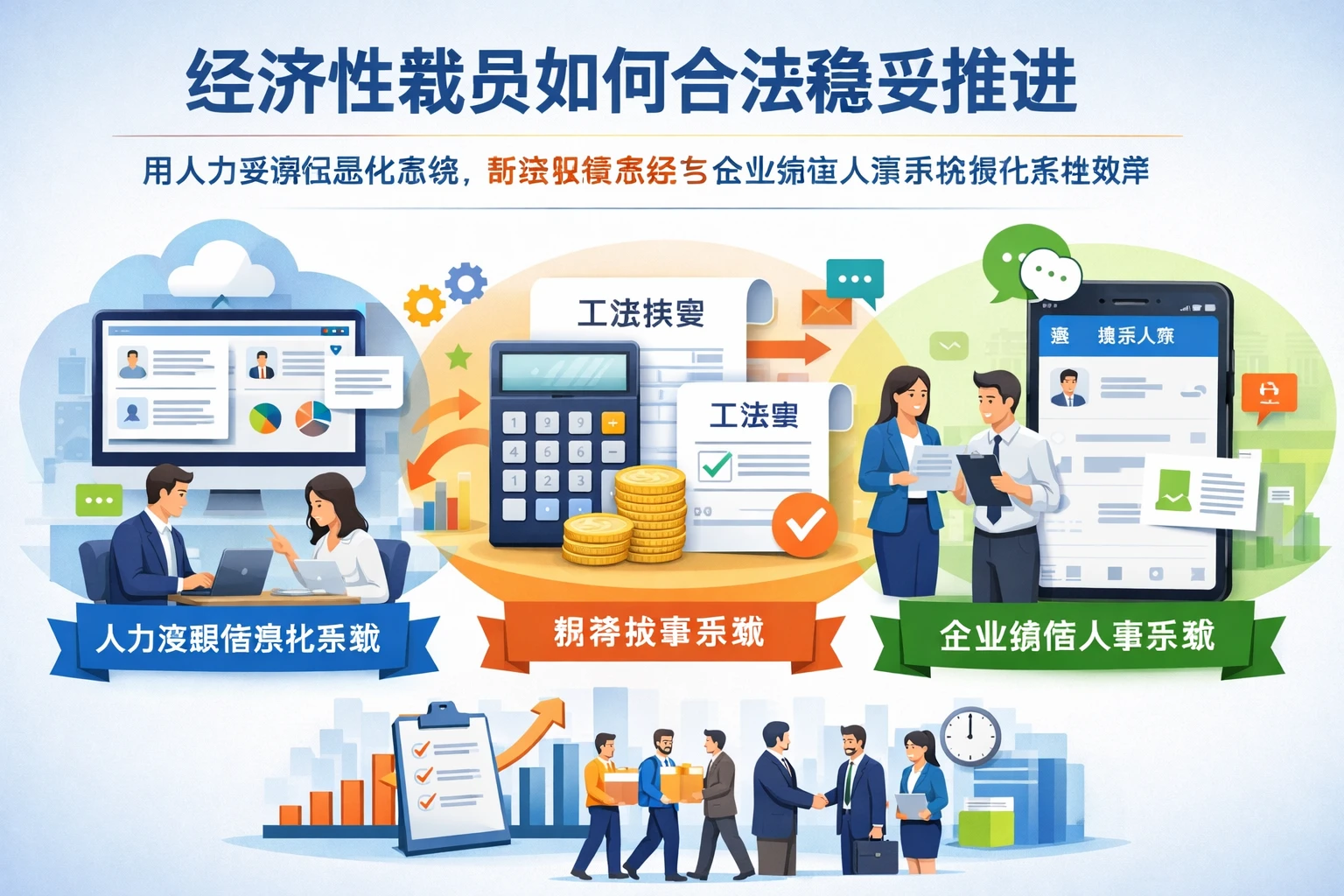 经济性裁员如何合法稳妥推进：用人力资源信息化系统、薪资核算系统与企业微信人事系统提升落地效率