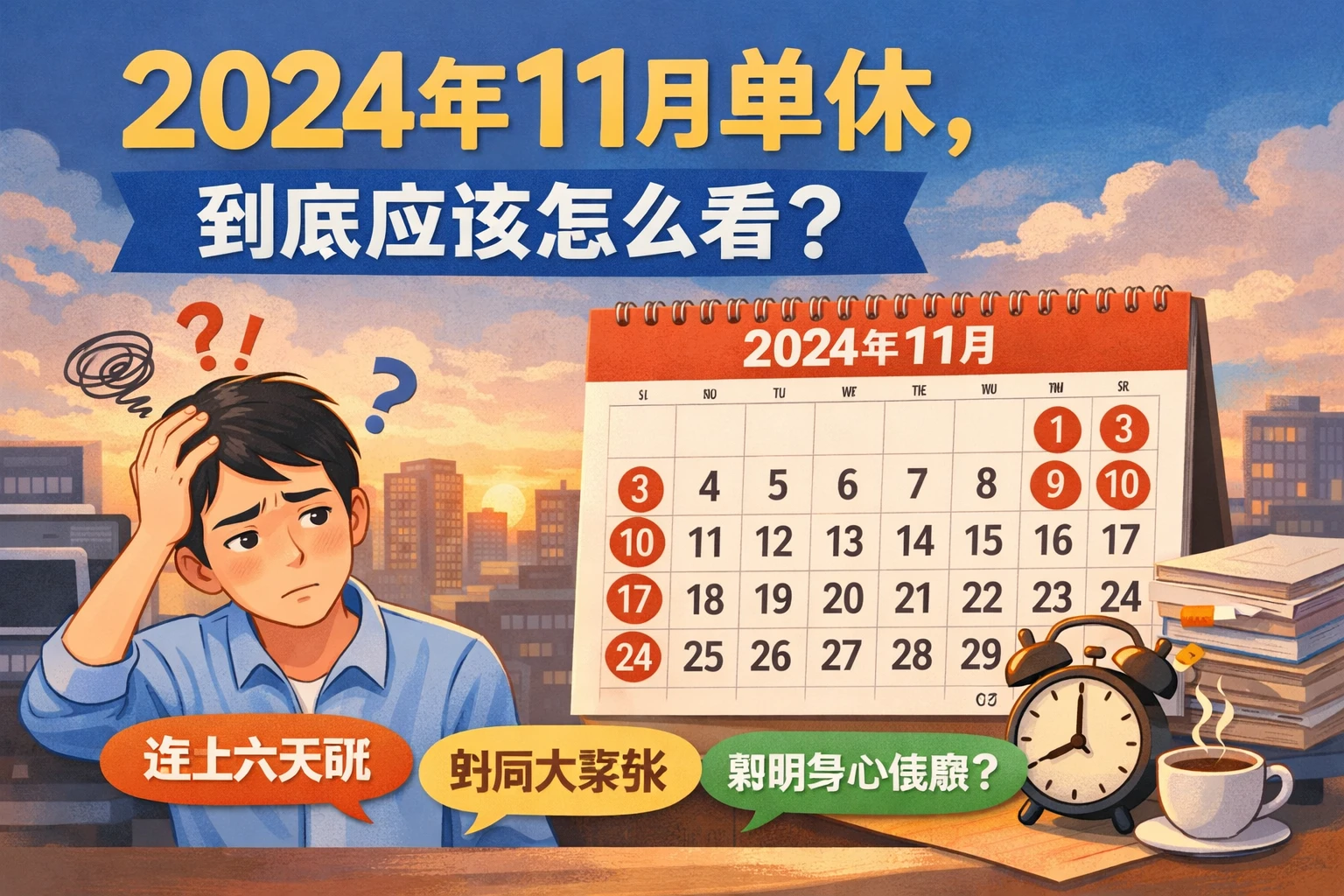2024年11月单休,到底应该怎么看