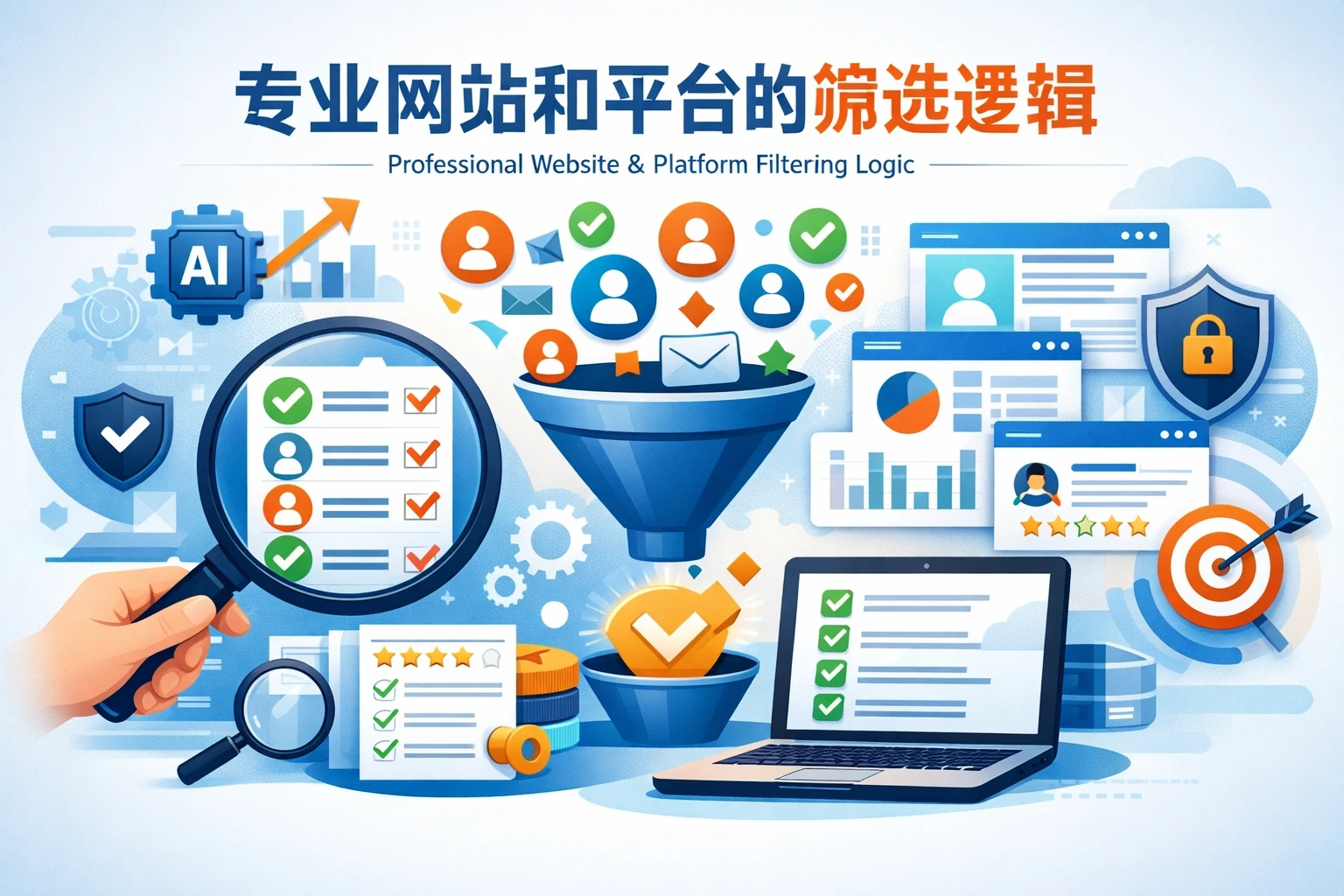 专业网站和平台的筛选逻辑