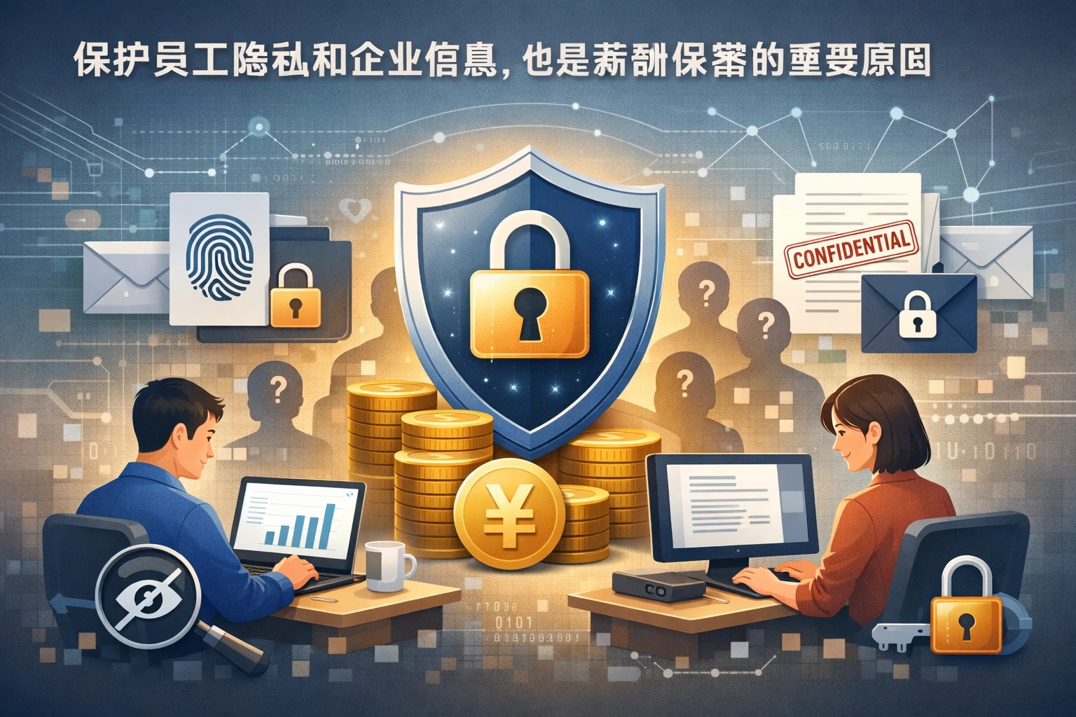 保护员工隐私和企业信息，也是薪酬保密的重要原因