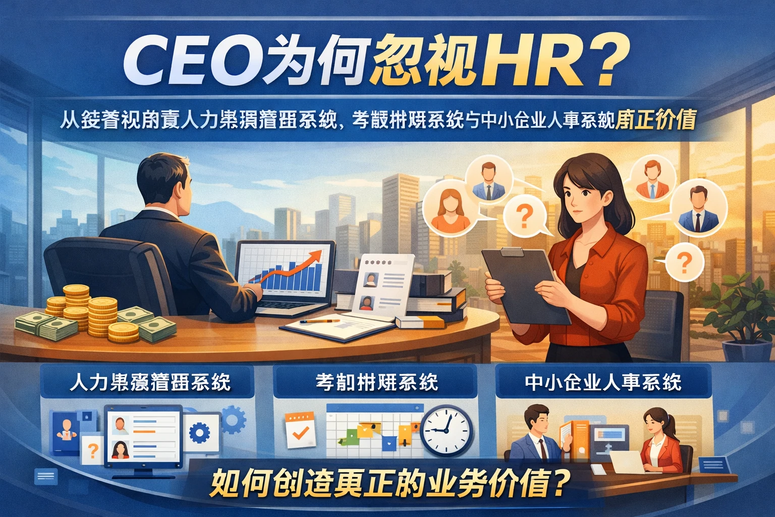 CEO为何忽视HR？从经营视角看人力资源管理系统、考勤排班系统与中小企业人事系统的真正价值