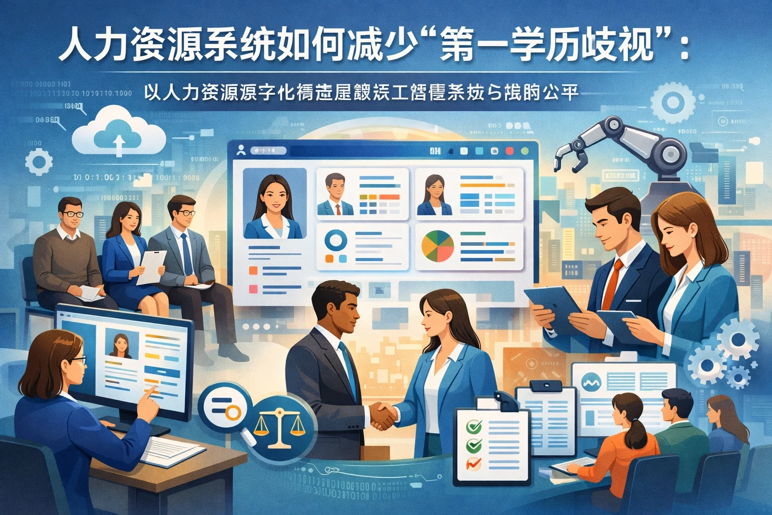 人力资源系统如何减少“第一学历歧视”：以人力资源数字化转型重塑员工管理系统与招聘公平