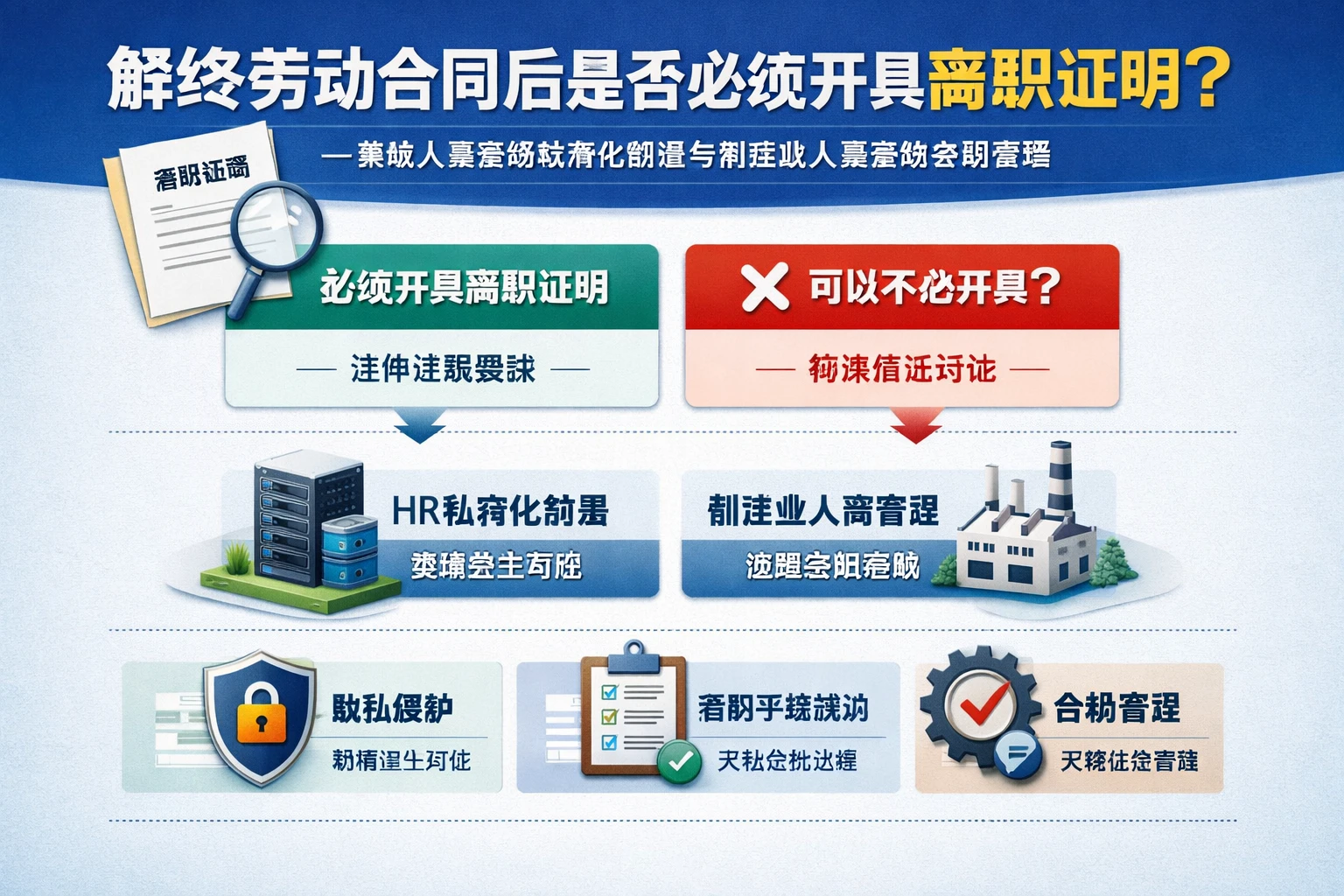 人力资源管理系统视角下，解除劳动合同后是否必须开具离职证明——兼谈人事系统私有化部署与制造业人事系统合规管理