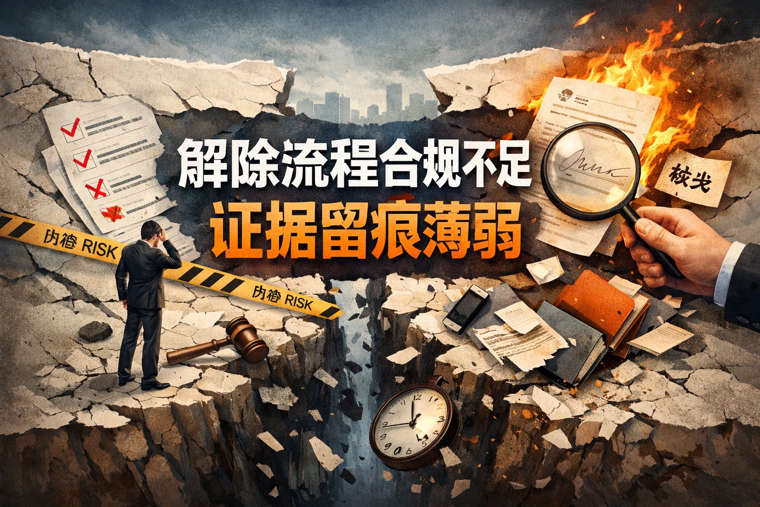解除流程合规不足，证据留痕薄弱