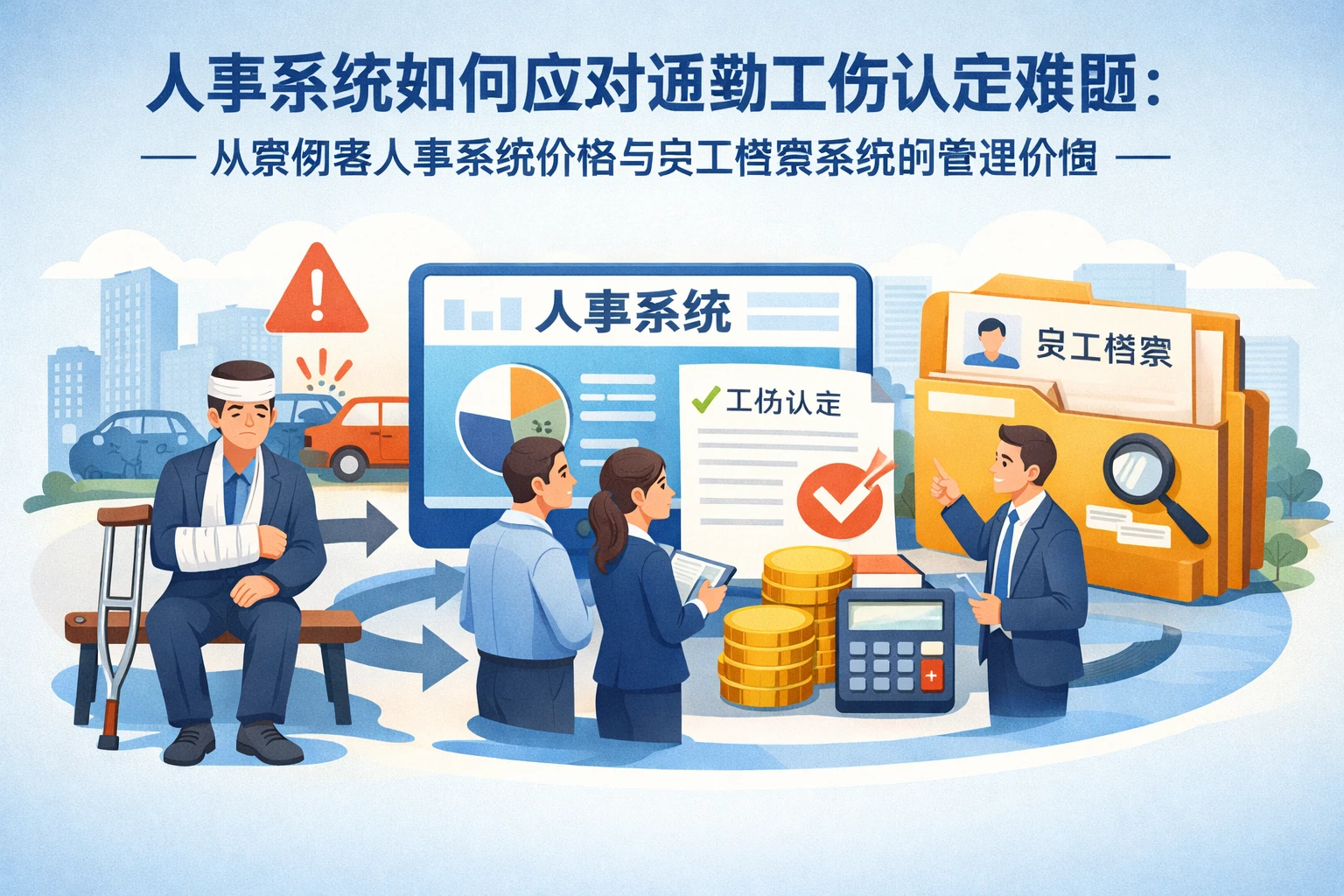 人事系统如何应对通勤工伤认定难题:从案例看人事系统价格与员工档案系统的管理价值