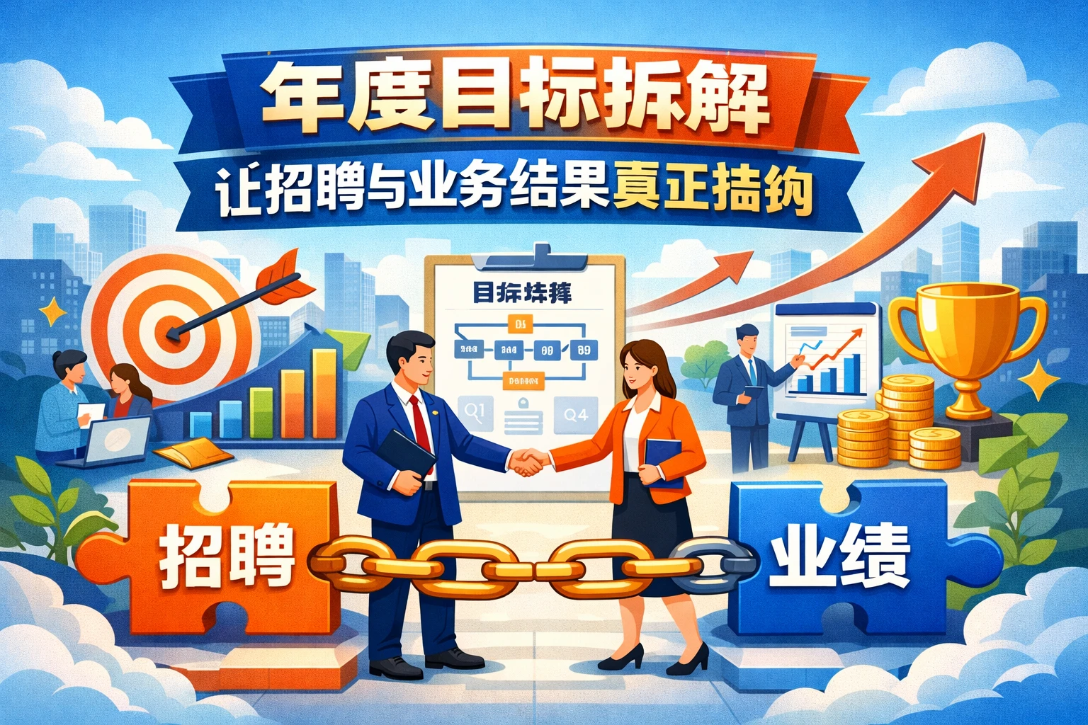 年度目标拆解,让招聘与业务结果真正挂钩