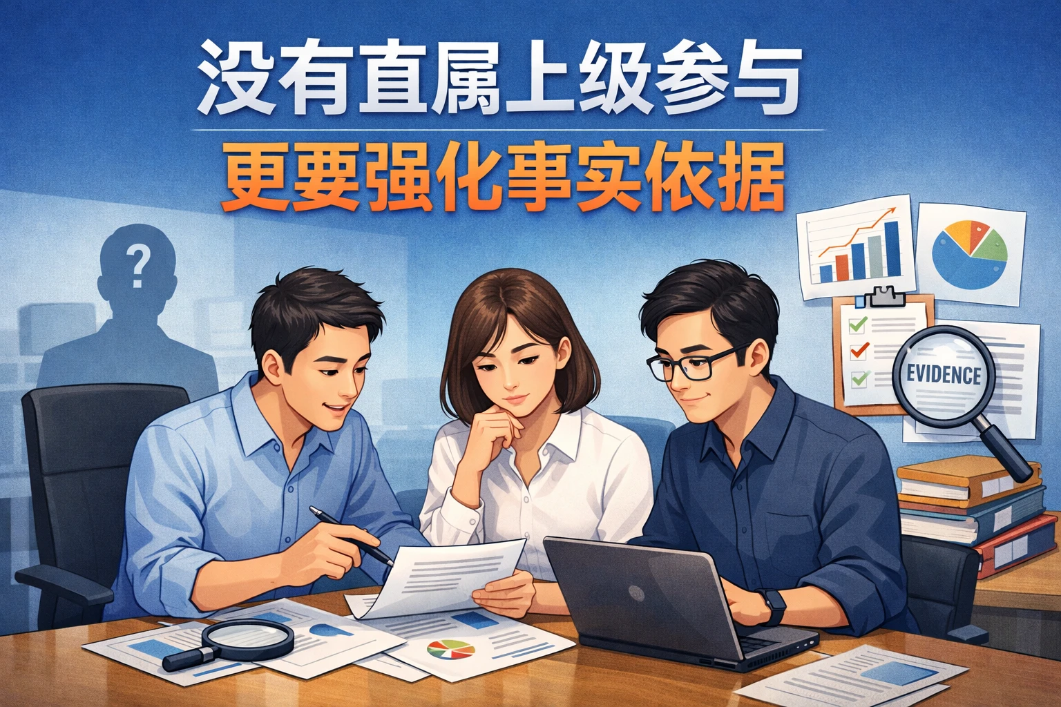 没有直属上级参与，更要强化事实依据