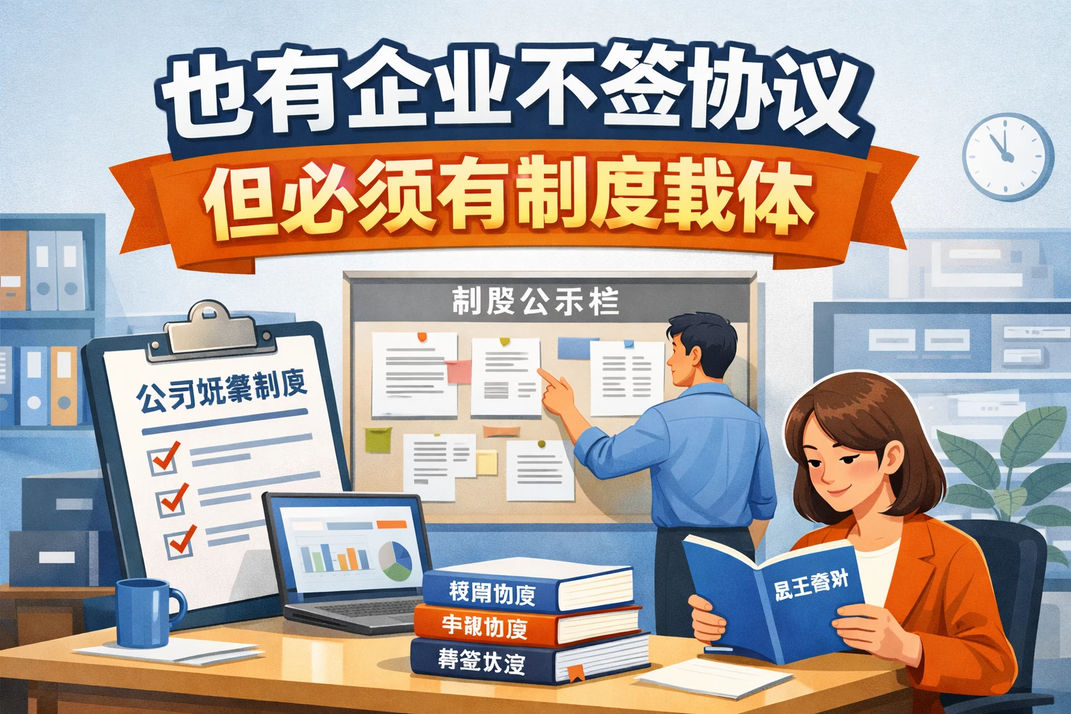 也有企业不签协议,但必须有制度载体