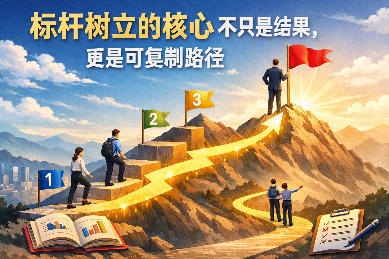标杆树立的核心不只是结果，更是可复制路径