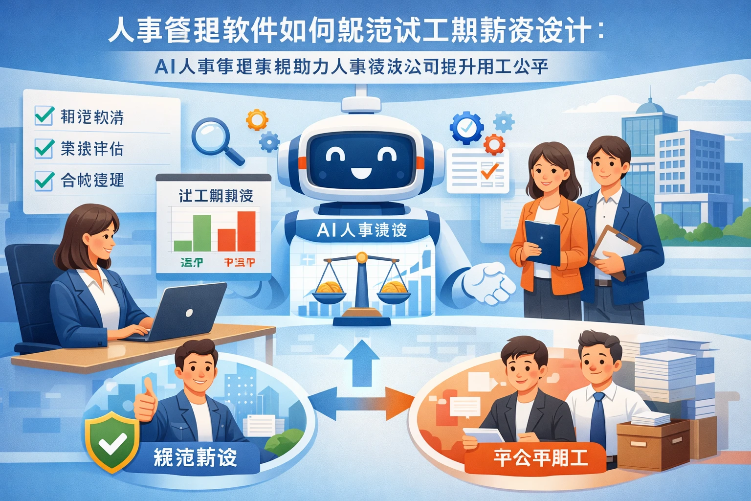 人事管理软件如何规范试工期薪资设计：AI人事管理系统助力人事系统公司提升用工公平