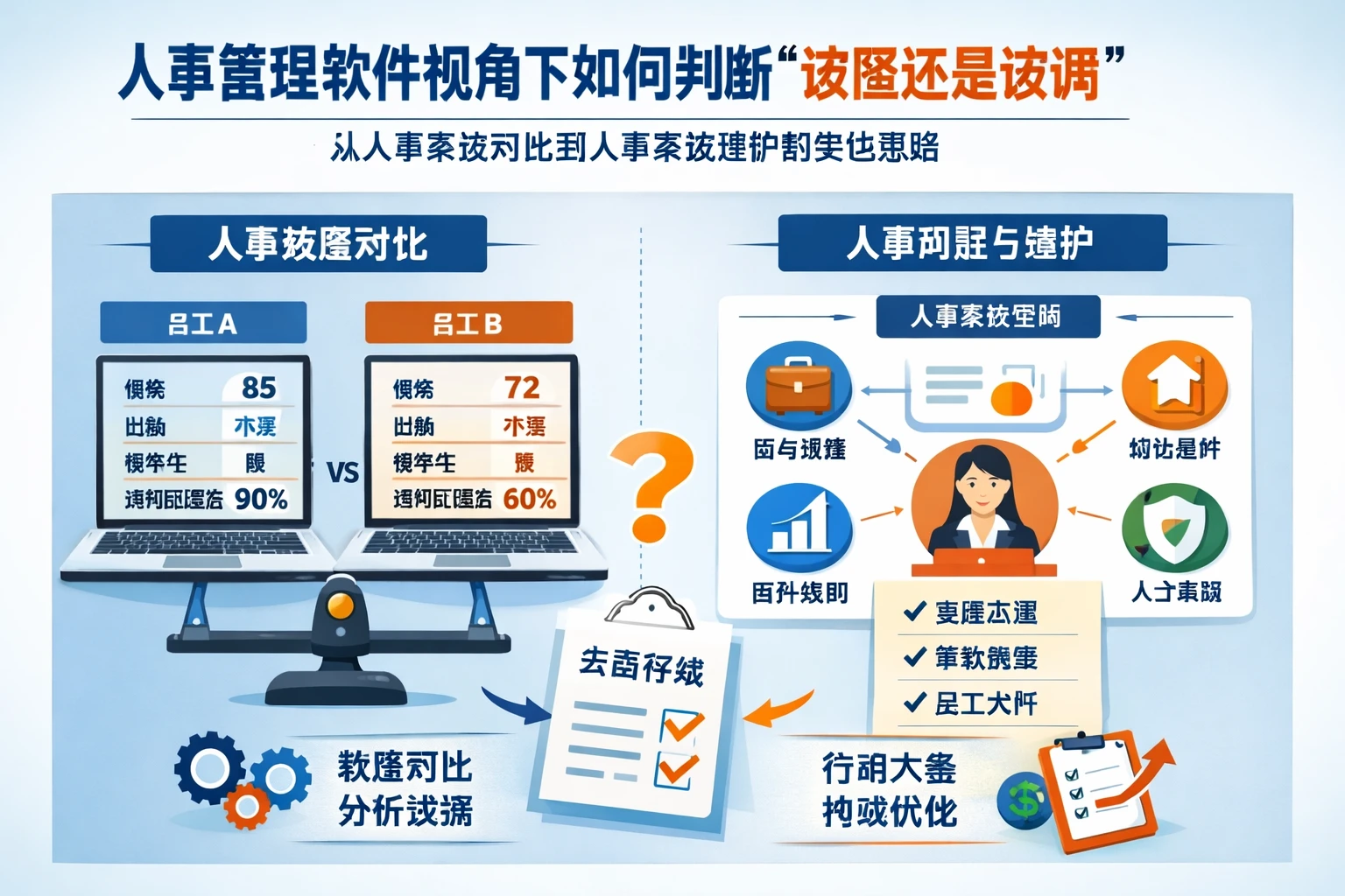 人事管理软件视角下如何判断“该留还是该调”：从人事系统对比到人事系统维护的实战思路
