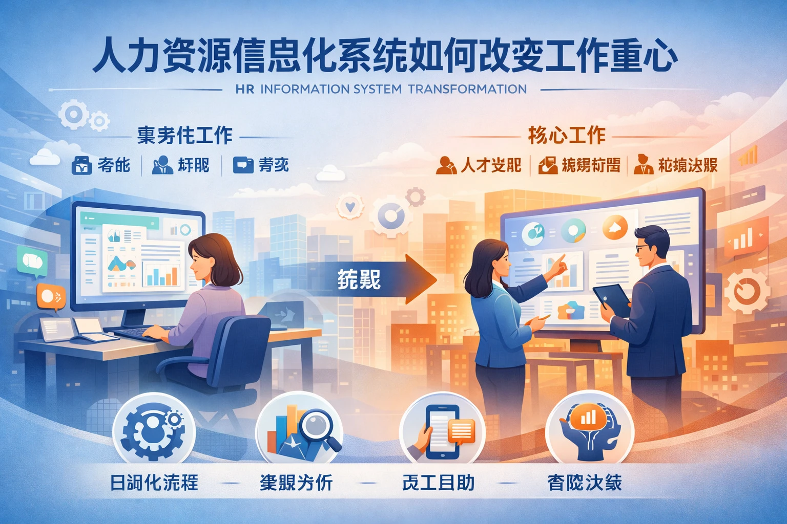 人力资源信息化系统如何改变工作重心