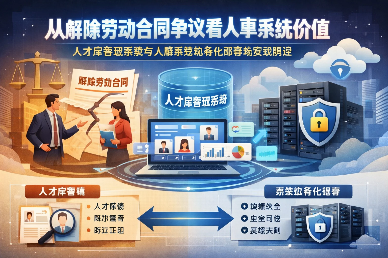 从解除劳动合同争议看人事系统价值：人才库管理系统与人事系统私有化部署的实践路径