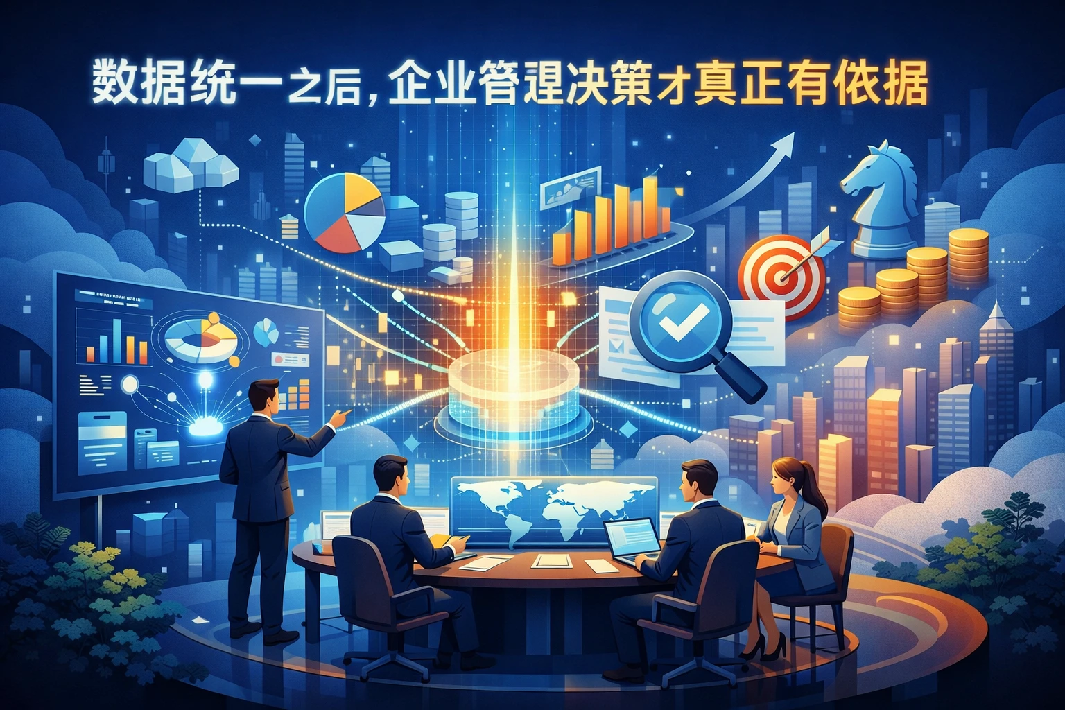 数据统一之后，企业管理决策才真正有依据