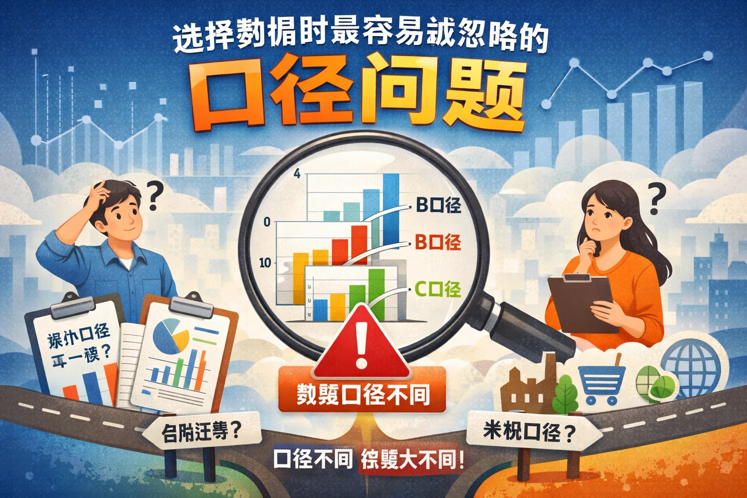 选择数据时最容易被忽略的口径问题