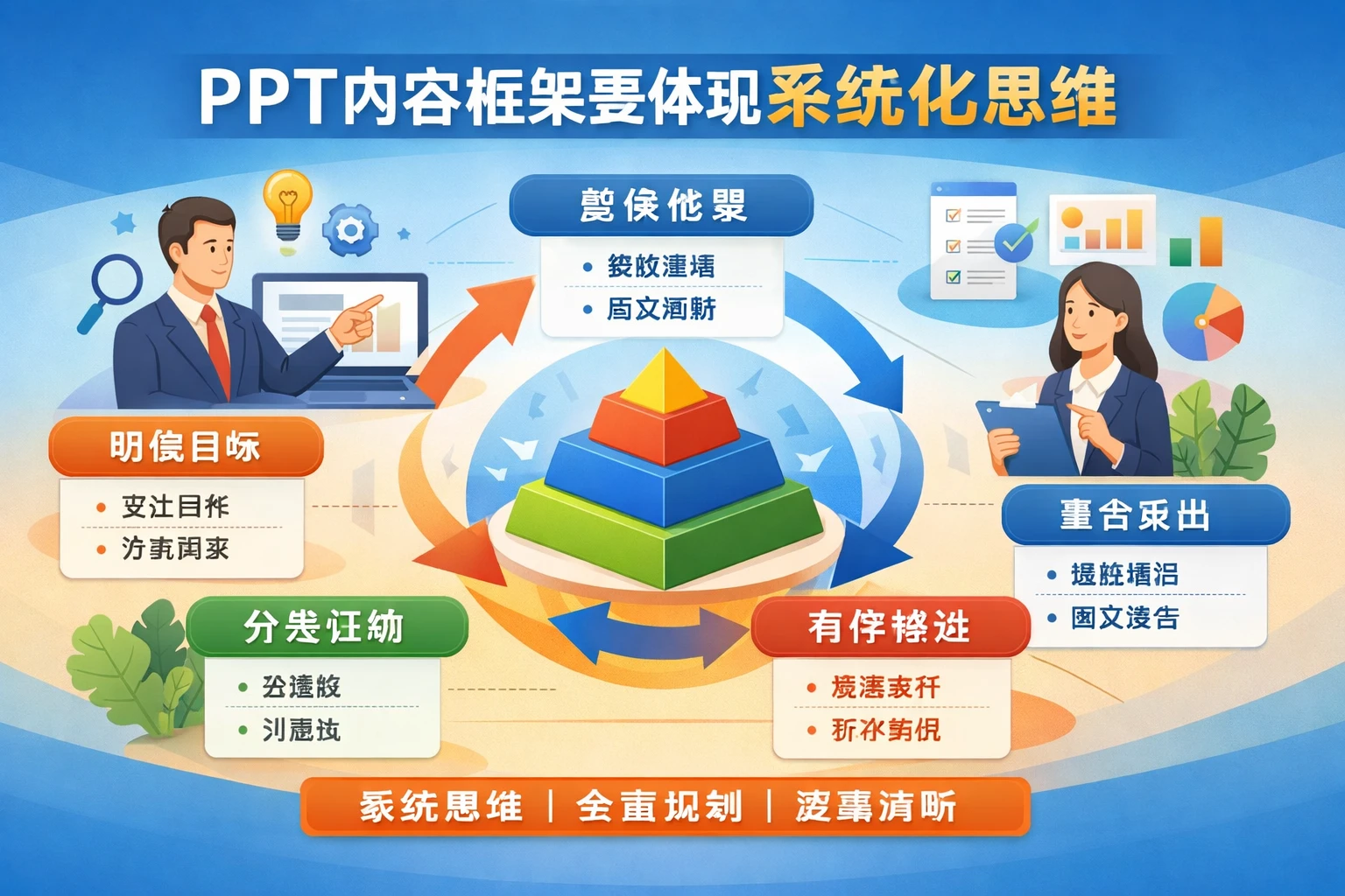 PPT内容框架要体现系统化思维