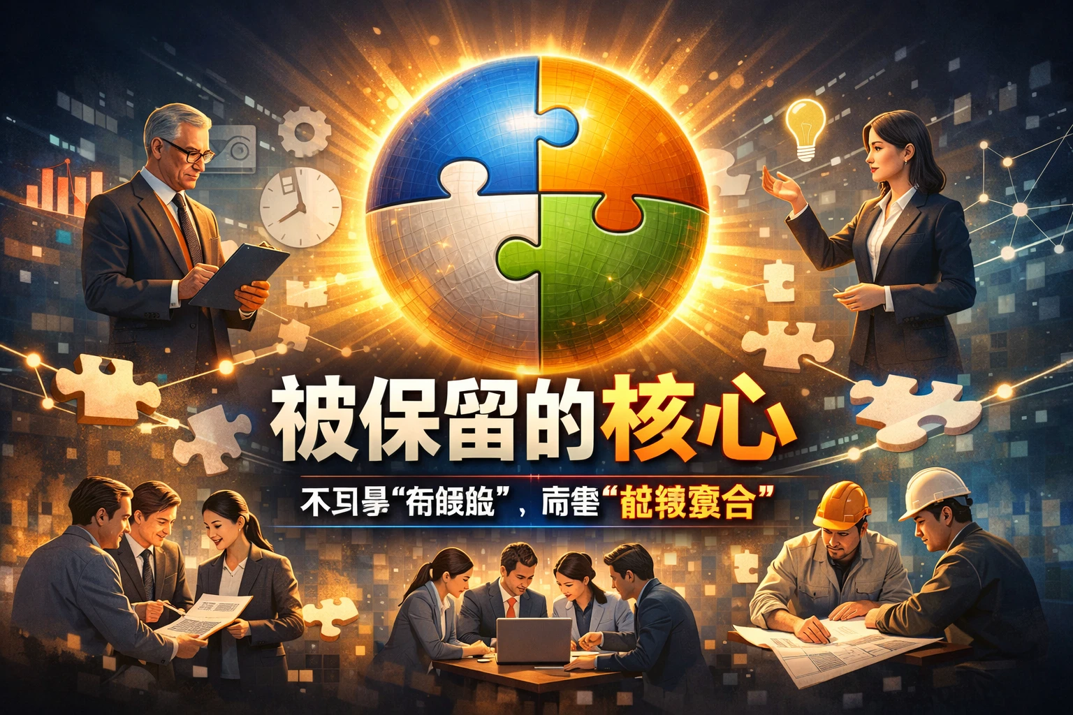 被保留的核心，不只是“有经验”，而是“能被整合”