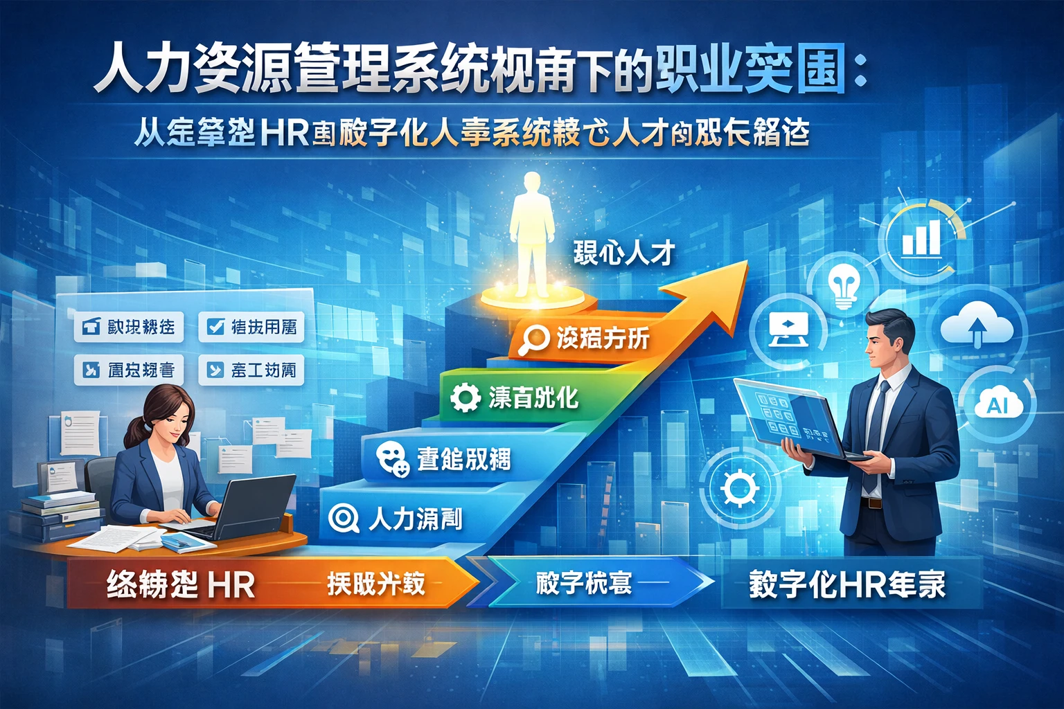 人力资源管理系统视角下的职业突围：从经验型HR到数字化人事系统核心人才的成长路径