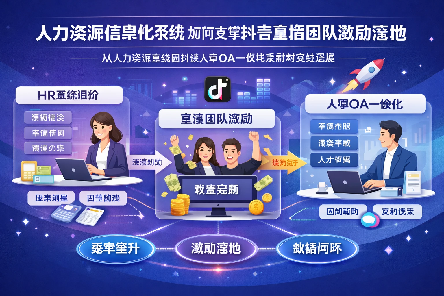 人力资源信息化系统如何支撑抖音直播团队激励落地：从人力资源系统报价到人事OA一体化系统的实战思路