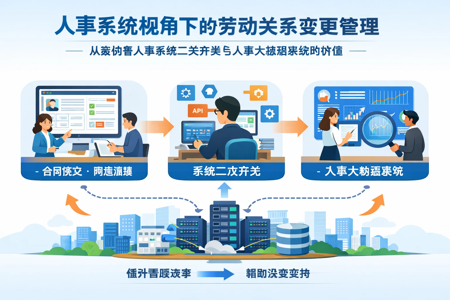 人事系统视角下的劳动关系变更管理：从案例看人事系统二次开发与人事大数据系统的价值