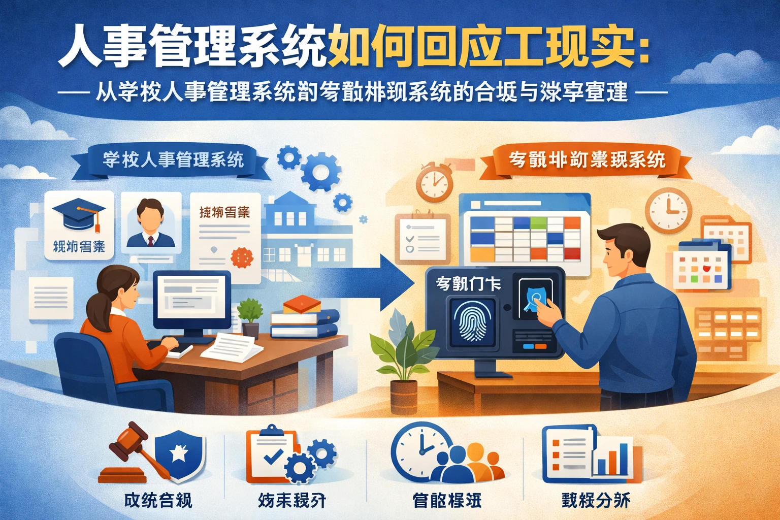 人事管理系统如何回应用工现实：从学校人事管理系统到考勤排班系统的合规与效率重建