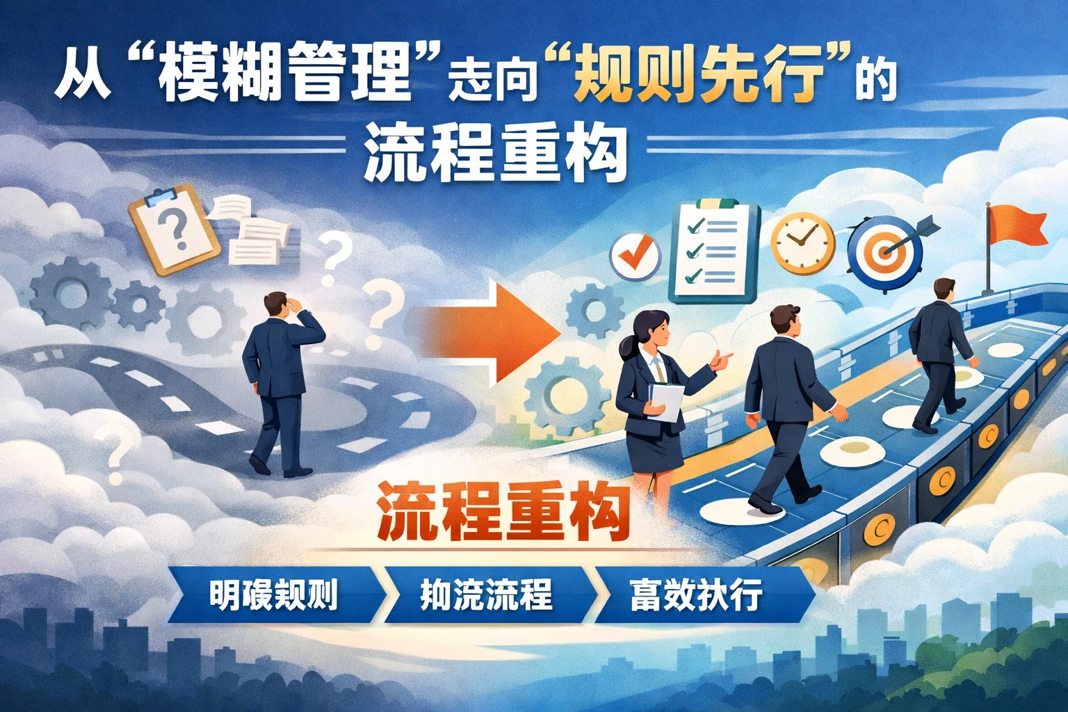 从“模糊管理”走向“规则先行”的流程重构