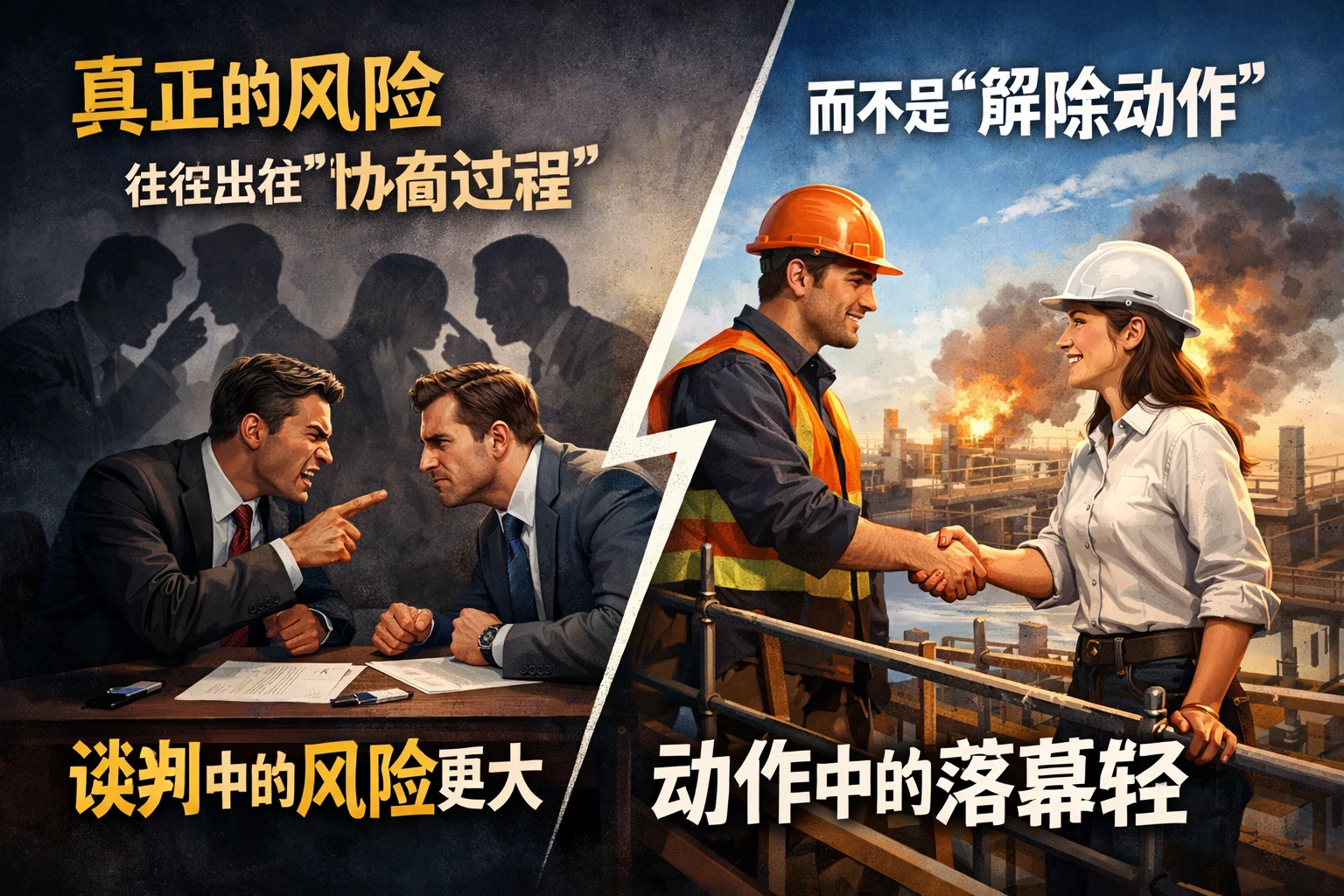 真正的风险往往出在“协商过程”而不是“解除动作”