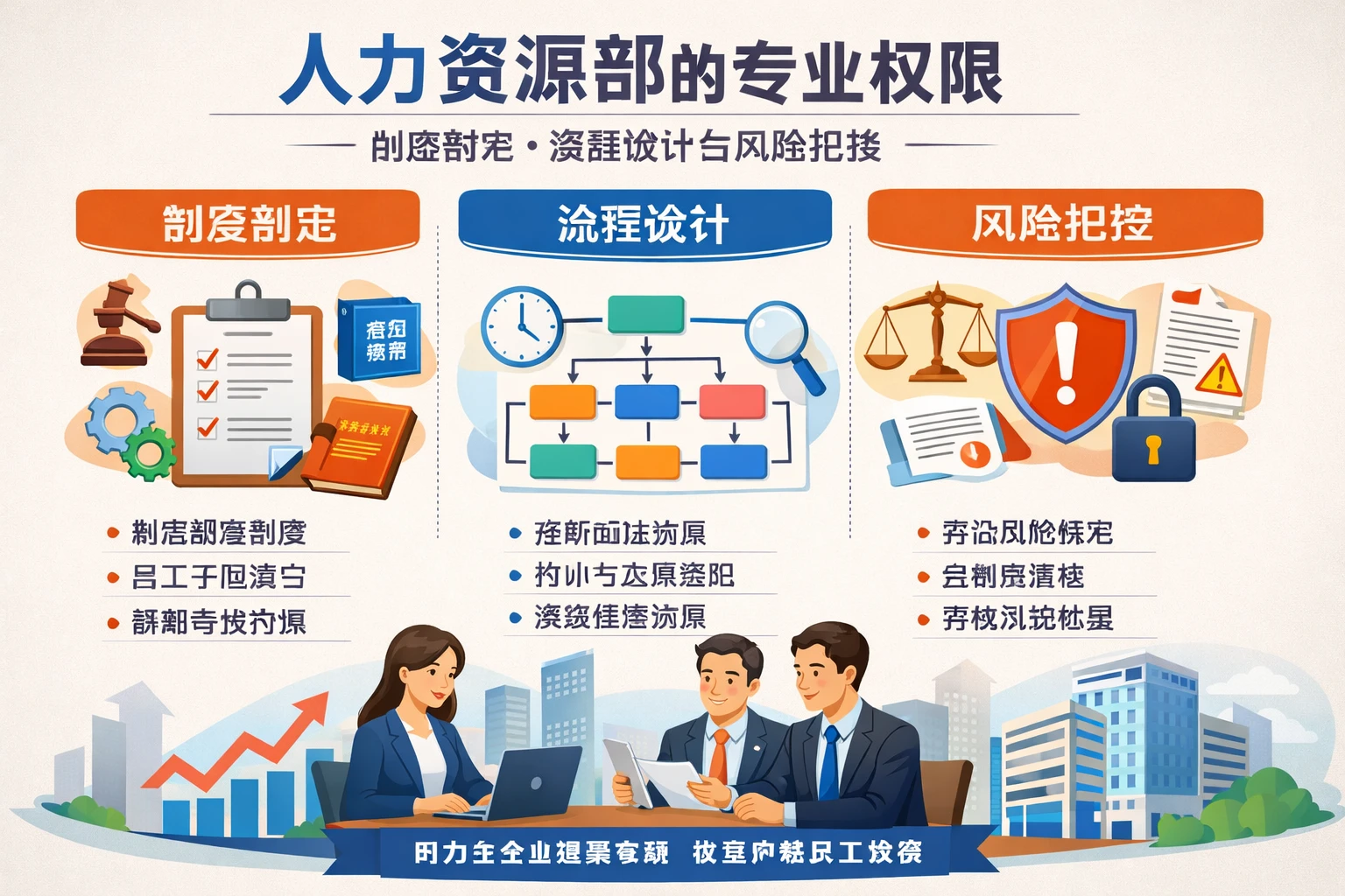 人力资源部的专业权限：制度制定、流程设计与风险把控
