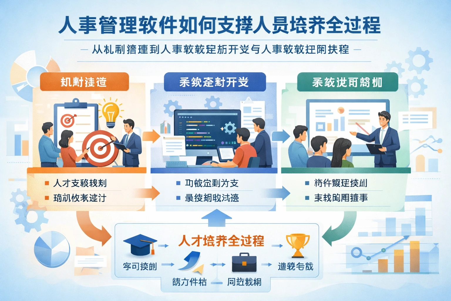 人事管理软件如何支撑人员培养全过程：从机制搭建到人事系统定制开发与人事系统使用教程