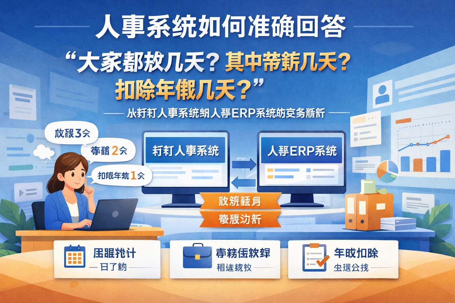 人事系统如何准确回答“大家都放几天?其中带薪几天?扣除年假几天?”——从钉钉人事系统到人事ERP系统的实务解析
