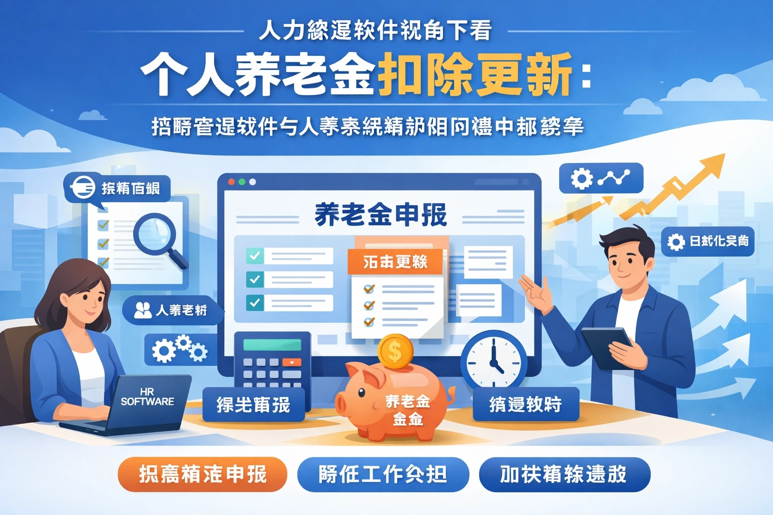 人力资源软件视角下看个人养老金扣除更新：招聘管理软件与人事系统维护如何提升申报效率