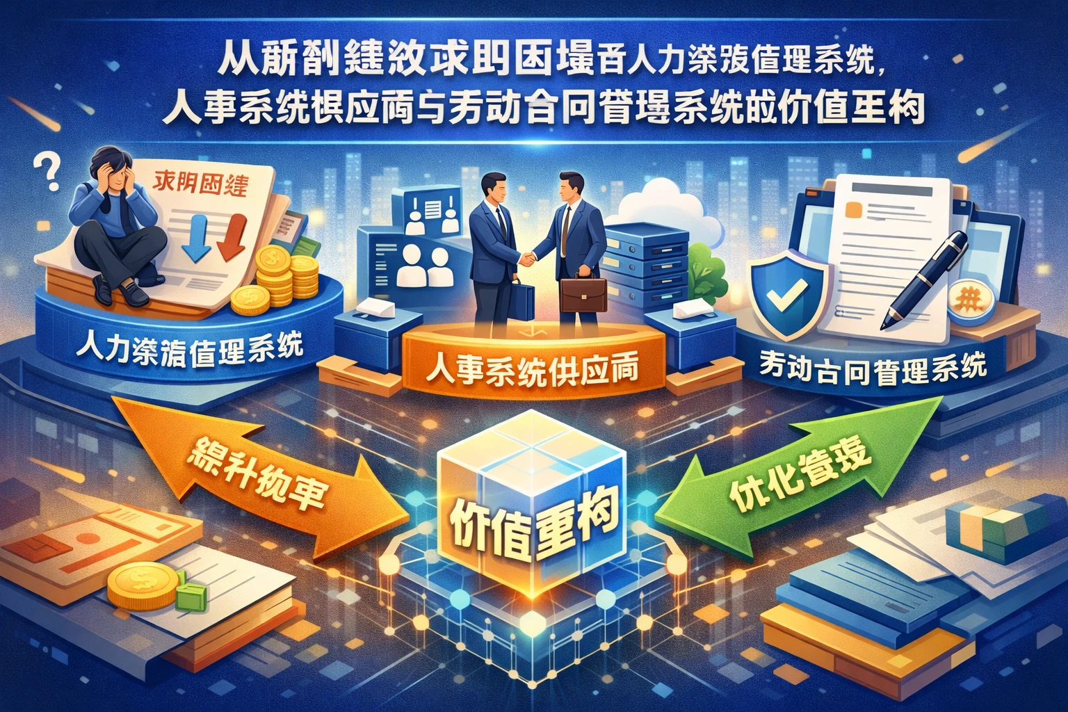 从薪酬绩效求职困境看人力资源管理系统、人事系统供应商与劳动合同管理系统的价值重构