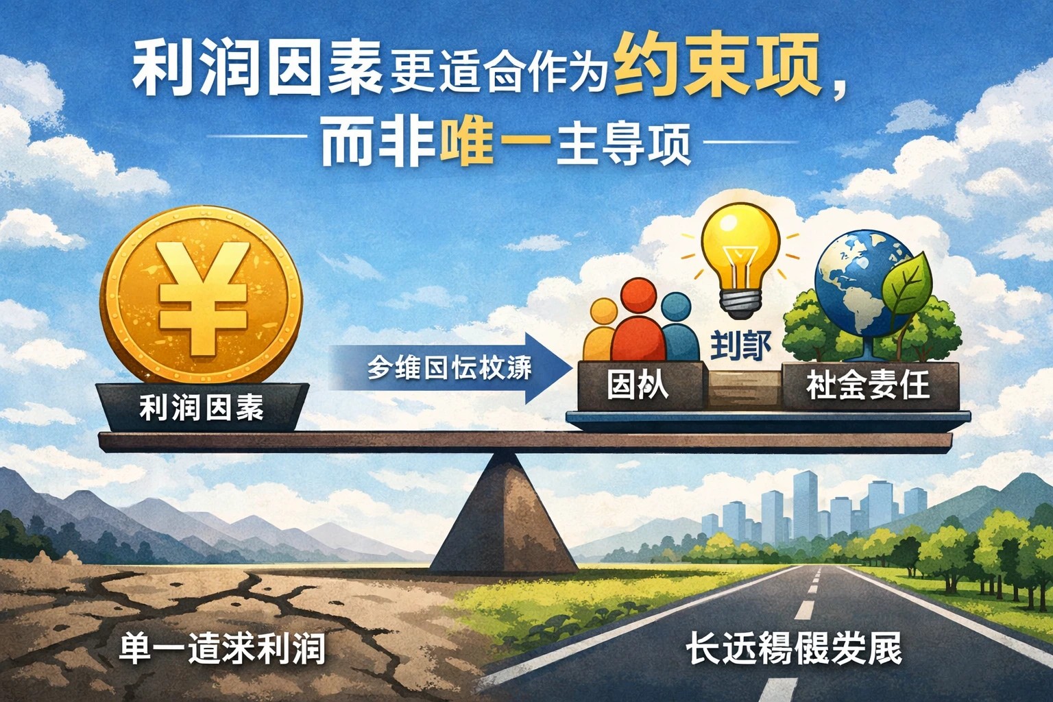 利润因素更适合作为约束项,而非唯一主导项