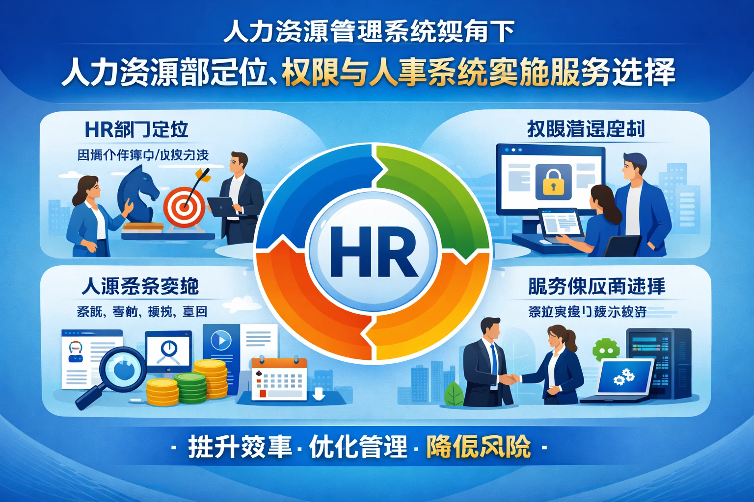 人力资源管理系统视角下的人力资源部定位、权限与人事系统实施服务选择