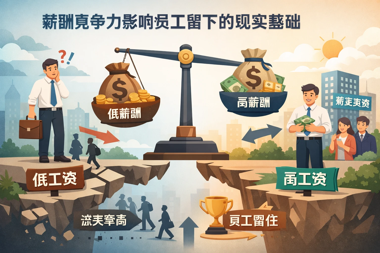 薪酬竞争力影响员工留下的现实基础