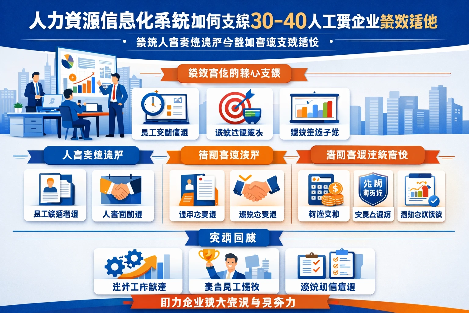 人力资源信息化系统如何支撑30-40人工贸企业绩效落地：兼谈人事系统维护与薪酬管理系统建设