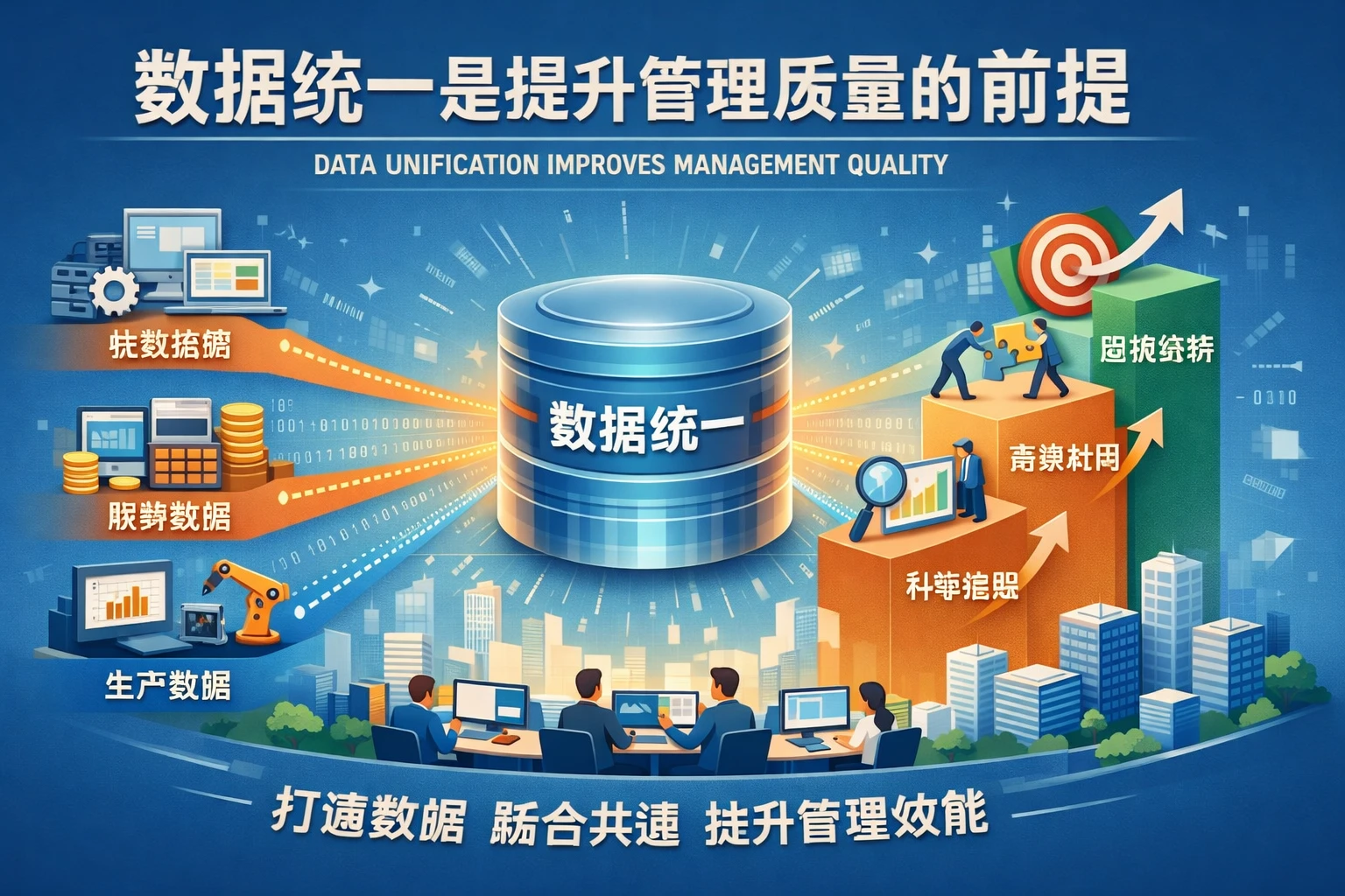 数据统一是提升管理质量的前提